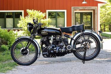 1949 Black Shadow Motorcycle For Sale ©The Classic Car Gallery, Bridgeport, CT, USA