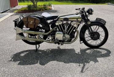 1928 Brough Superior SS100 Motorcycle For Sale ©The Classic Car Gallery, Bridgeport, CT, USA