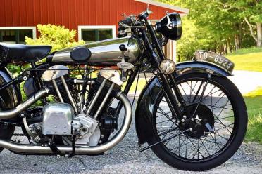 1928 Brough Superior SS100 Motorcycle For Sale ©The Classic Car Gallery, Bridgeport, CT, USA