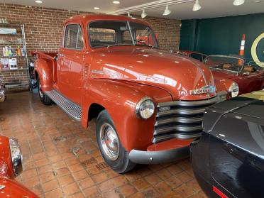Orange 1953 Chevy 3100 Pickup Truck ©The Classic Car Gallery, Bridgeport, CT, USA