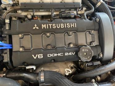1995 Mitsubishi 3000GT VR-4 Spyder twin-turbocharged 3.0-liter 6G72 V6 ©The Classic Car Gallery, Bridgeport, CT, USA