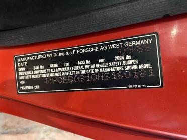 1987 Porsche 911 TARGA ©The Classic Car Gallery, Bridgeport, CT, USA