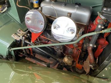 1948 MG TC engine 1250CC INLINE 4 ©The Classic Car Gallery, Bridgeport, CT, USA