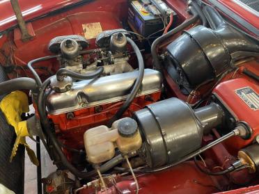 1970 Volvo P1800E engine 2 LITER 4 CYLINDER ©The Classic Car Gallery, Bridgeport, CT, USA